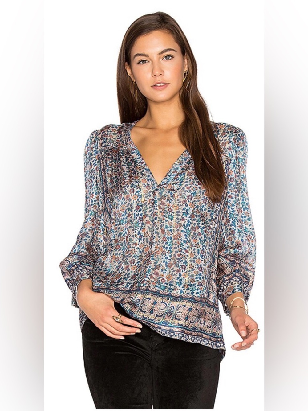 Joie Frazier Blouse in Dusty Mink